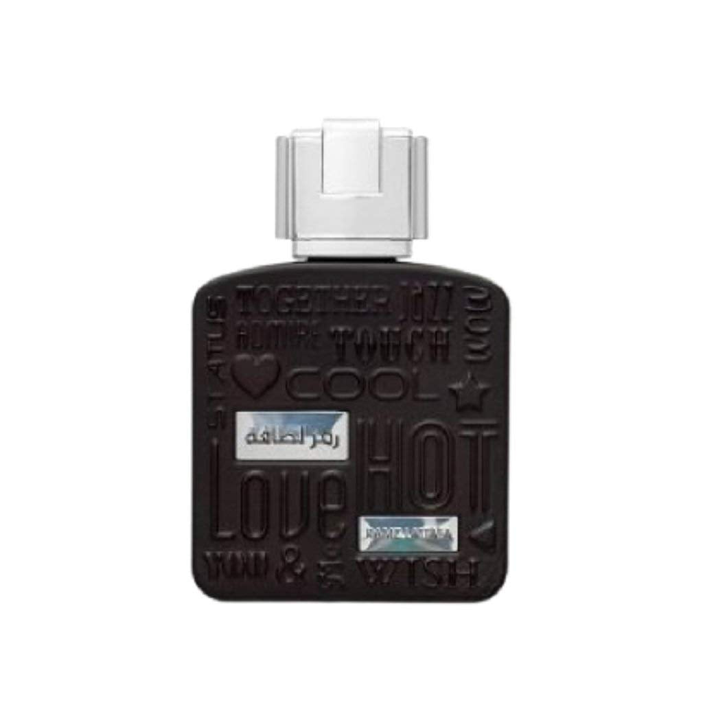 Lattafa Perfumes Ramz Lattafa Perfumes Silver Eau De Parfum Spray for Men, 3.4 Ounce