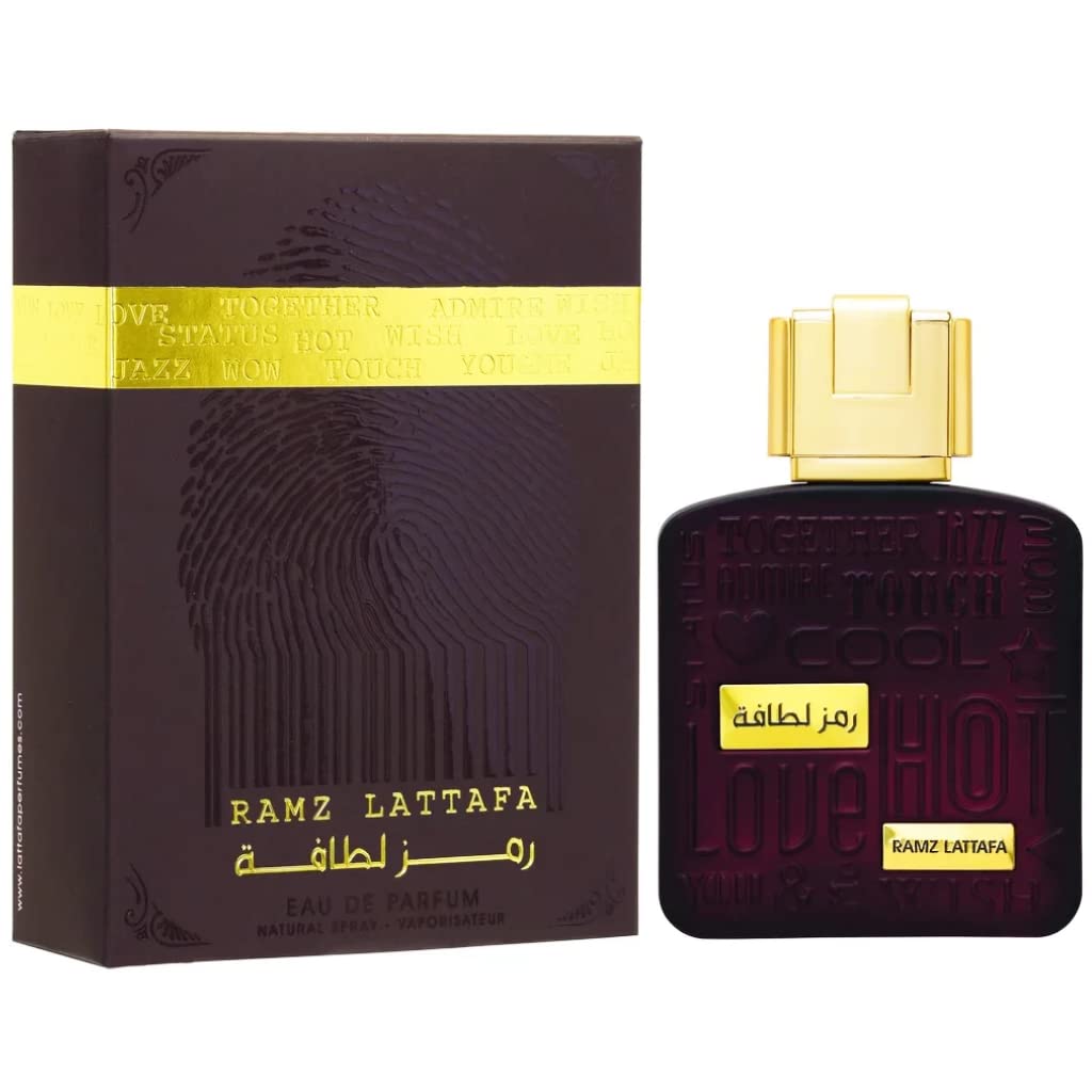 Lattafa Perfumes Ramz Lattafa Perfumes Silver Eau De Parfum Spray for Men, 3.4 Ounce