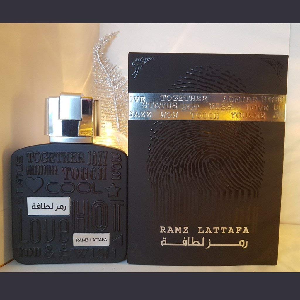 Lattafa Perfumes Ramz Lattafa Perfumes Silver Eau De Parfum Spray for Men, 3.4 Ounce