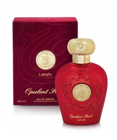 Lattafa Perfumes Opulent Red for Unisex Eau de Parfum Spray, 3.4 Ounce (137662)